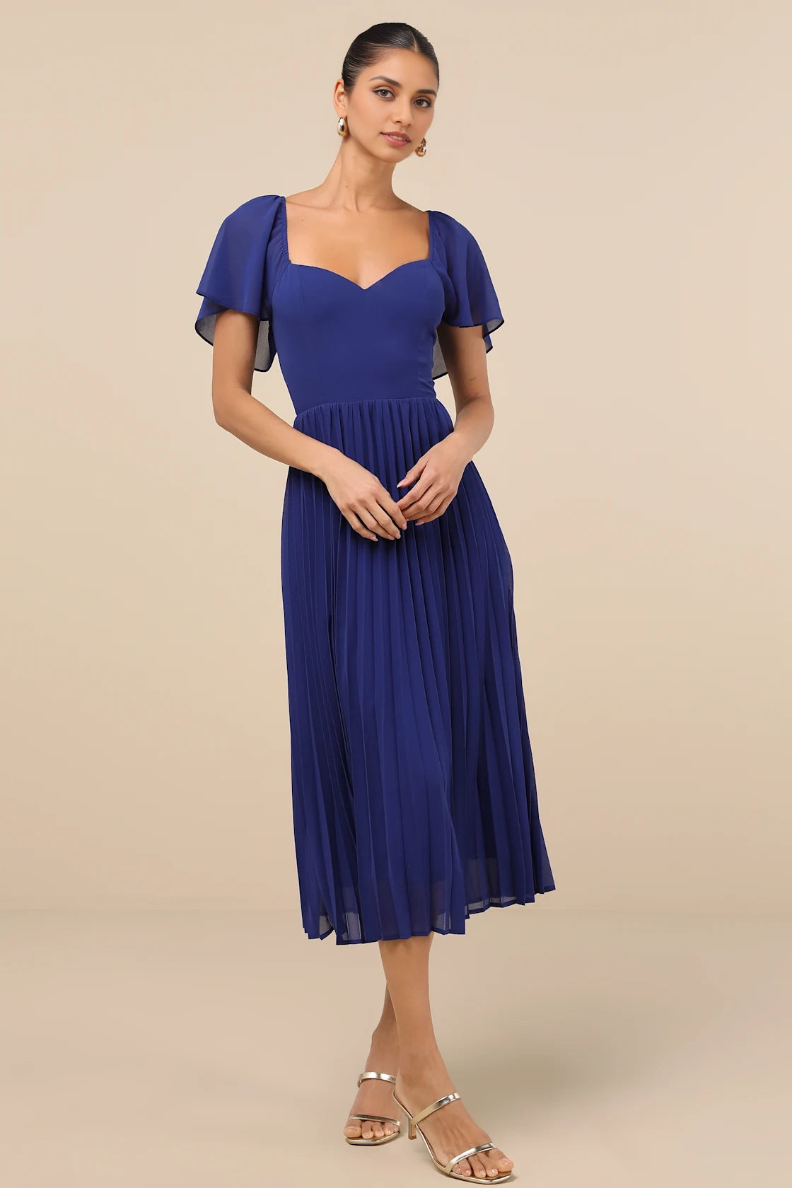 LANQI's unparalleled fashion A-line woven chiffon sweetheart neckline and back tie Homecoming Dresses